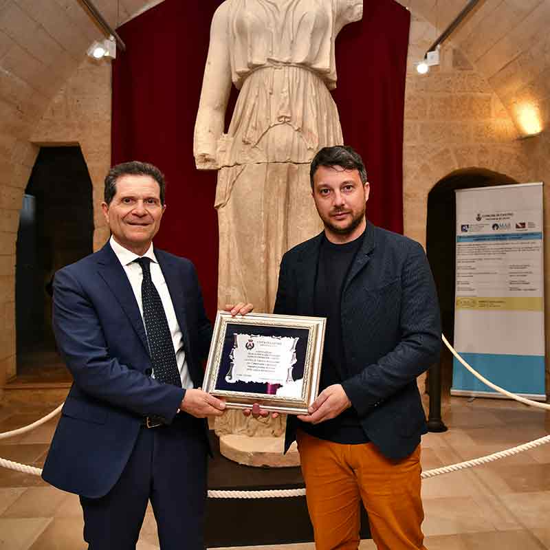 Restauro della statua di Atena a Castro – Cerimonia di presentazione al pubblico